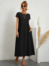 Rosanna – Vestito midi rilassato in morbido cotone