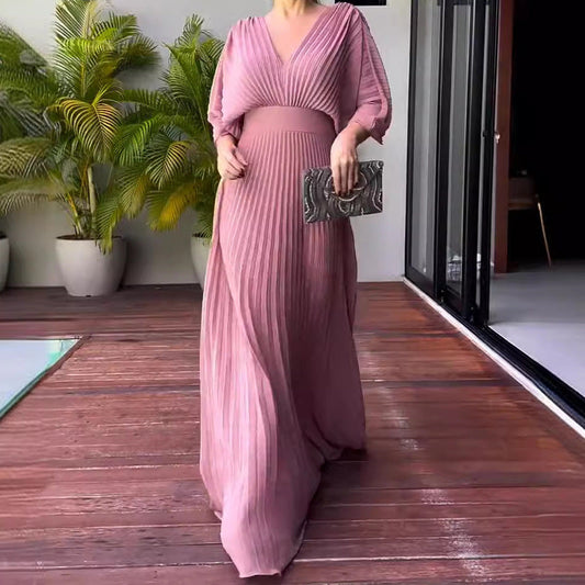 Sassa - Abito Maxi con Scollo a V