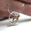 Collana con pettirosso