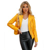 Ameliora - Giacca in Pelle Casual Elegante