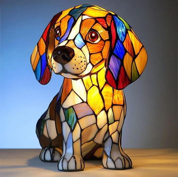 Pirouette – Lampada magica per cani in vetro colorato