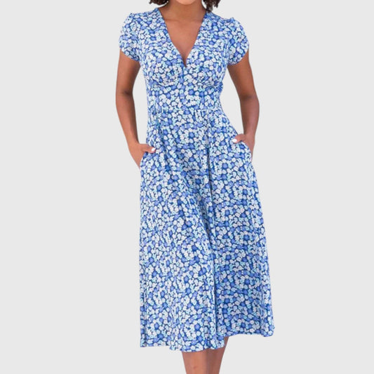 Kim | Abito Midi Flattering, Leggero e Senza Sforzo
