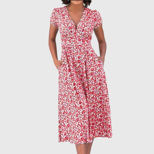 Kim | Abito Midi Flattering, Leggero e Senza Sforzo