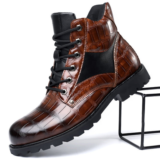 Felicio | Stivali in Pelle Croco
