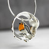 Collana con pettirosso