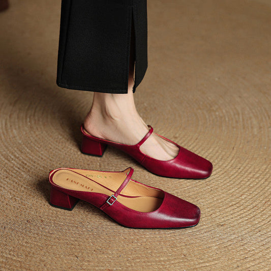 Esmer Mule in Vera Pelle