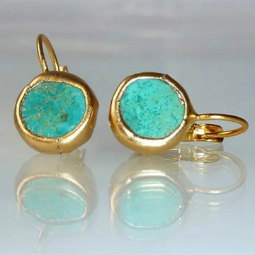 Orecchini Vintage Turchesi in Oro