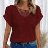 Aada™ | Leggera blusa boho con dettaglio all'uncinetto