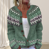 Freya™ | Cardigan Chic a Maglia Larga con Motivo