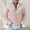 Freya™ | Cardigan Chic a Maglia Larga con Motivo