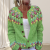Freya™ | Cardigan Chic a Maglia Larga con Motivo