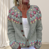 Freya™ | Cardigan Chic a Maglia Larga con Motivo