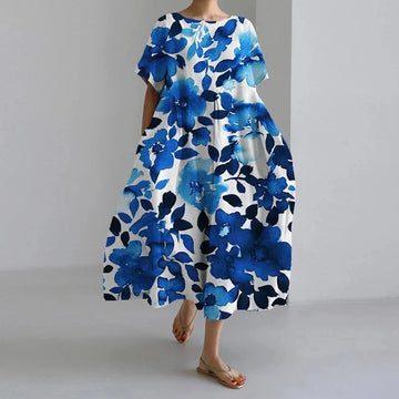 Sophie™ - Abito in Cotone Floreale Confortevole