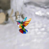 Bellissima collana con motivo colibrì