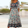 Leviana™ | Abito Maxi Floreale Taglie Forti