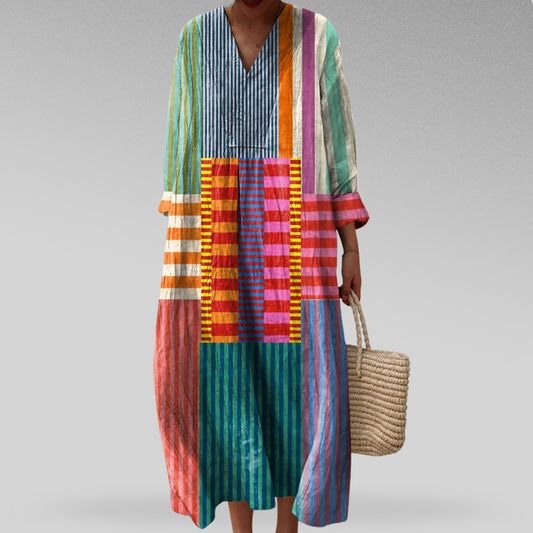 Lia | Abito geometrico elegante