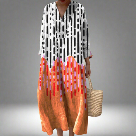 21 Alden | Elegant geometric dress