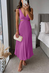 Elsa | Elegante Abito Maxy Plissettato
