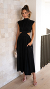 Quincy | Abito midi con cut-out e tasche