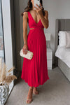 Elsa | Elegante Abito Maxy Plissettato