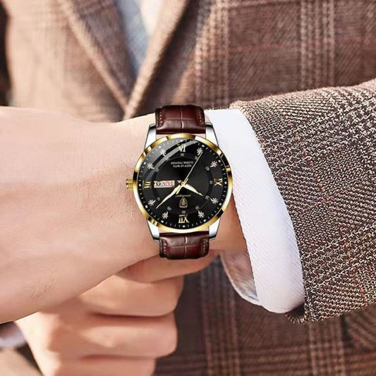Orologio da uomo impermeabile luminoso
