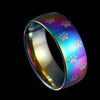 Anello arcobaleno fatto a mano con zampe in acciaio inossidabile