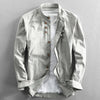 Kenji – Camicia Stile Giapponese in Misto Lino Premium