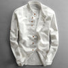 Kenji – Camicia Stile Giapponese in Misto Lino Premium