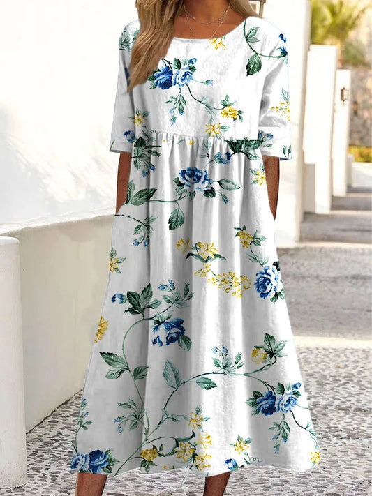 Leviana® | Abito Floreale Morbido