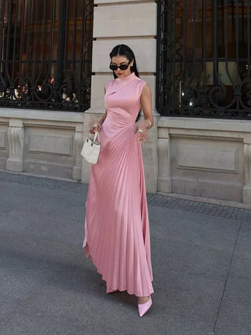 Ellison - Elegante Abito Maxi Drappeggiato