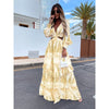 Alazne - Abito Maxi Elegante con Taglio Raffinato