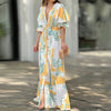 Serene - Vestito Maxi con Scollatura a V