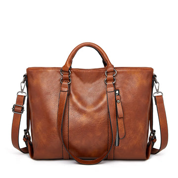 Signe™ | Grande borsa a spalla in pelle