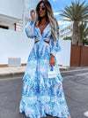 Alazne - Abito Maxi Elegante con Taglio Raffinato