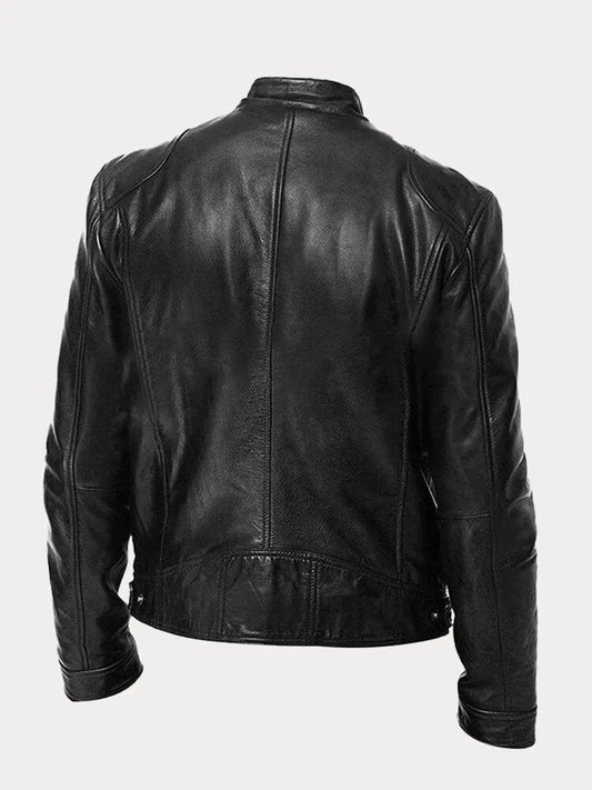 Victor™ | Giacca in Pelle Casual: Comfort e Stile Senza Tempo