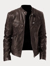 Victor™ | Giacca in Pelle Casual: Comfort e Stile Senza Tempo