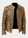 Victor™ | Giacca in Pelle Casual: Comfort e Stile Senza Tempo