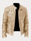 Victor™ | Giacca in Pelle Casual: Comfort e Stile Senza Tempo