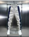 LAURENT™ | Pantaloni elasticizzati con righe a contrasto