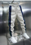 LAURENT™ | Pantaloni elasticizzati con righe a contrasto