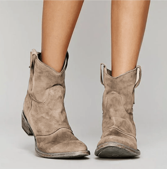 Stivali Western in Suede Roselle