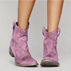 Stivali Western in Suede Roselle