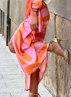 Elvina - Vestito Avvolgente Stampato