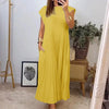 Leviana™ | Abito Maxi Plissettato