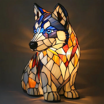 Flocon – Lampada sguardo di ghiacciaio dell'husky