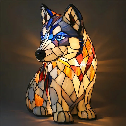 Flocon – Lampada sguardo di ghiacciaio dell'husky