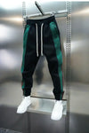 LAURENT™ | Pantaloni elasticizzati con righe a contrasto