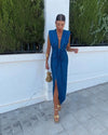 Moriah - Abito Maxi Pieghettato Elegante