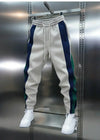 LAURENT™ | Pantaloni elasticizzati con righe a contrasto