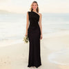 Vestito Maxi con Colpa in Satin